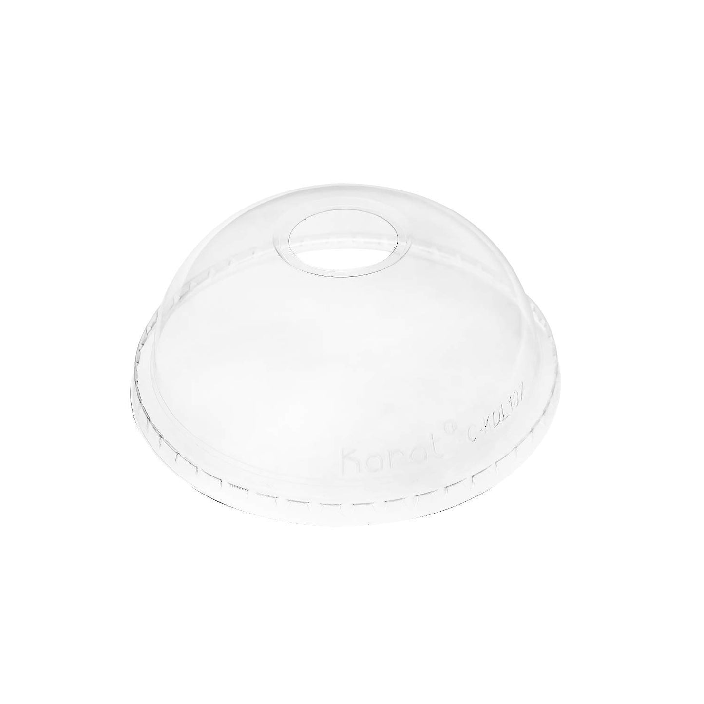 DOME Lid WITH HOLE for 32 oz. Clear Drinking Cup 500/CS
