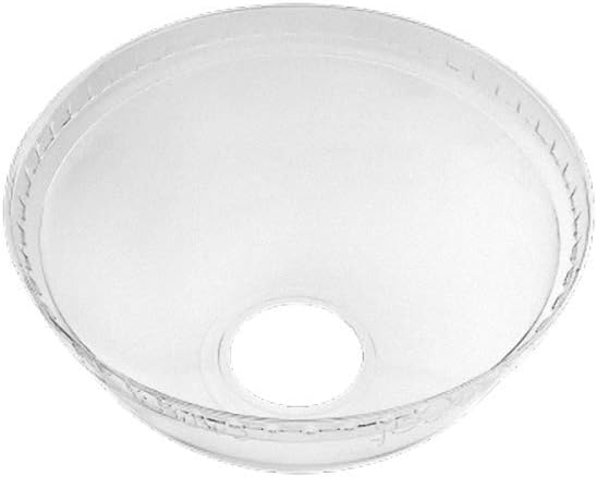 Dome Lid WITH HOLE for 16-24 oz. Clear Drinking Cup 1000/Case