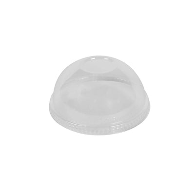 Dome Lid NO HOLE for 12-24 oz Clear Drinking Cup 1000/Case