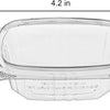 4 oz. Clear Hinged Deli Fruit Container 400/CS