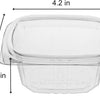 6 oz. Clear Hinged Deli Fruit Container 400/CS