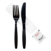 Heavy-Weight Black Cutlery Kit 5 Pieces PS - 250/Case