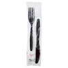 Heavy-Weight Black Cutlery Kit 5 Pieces PS - 250/Case