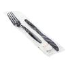 Heavy-Weight Black Cutlery Kit 5 Pieces PS - 250/Case