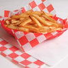 12" x 12" RED Checkered Waxed Paper Sandwich Wrap Sheets 1000/PACK