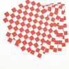 12" x 12" RED Checkered Waxed Paper Sandwich Wrap Sheets 1000/PACK