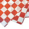 12" x 12" RED Checkered Waxed Paper Sandwich Wrap Sheets 1000/PACK