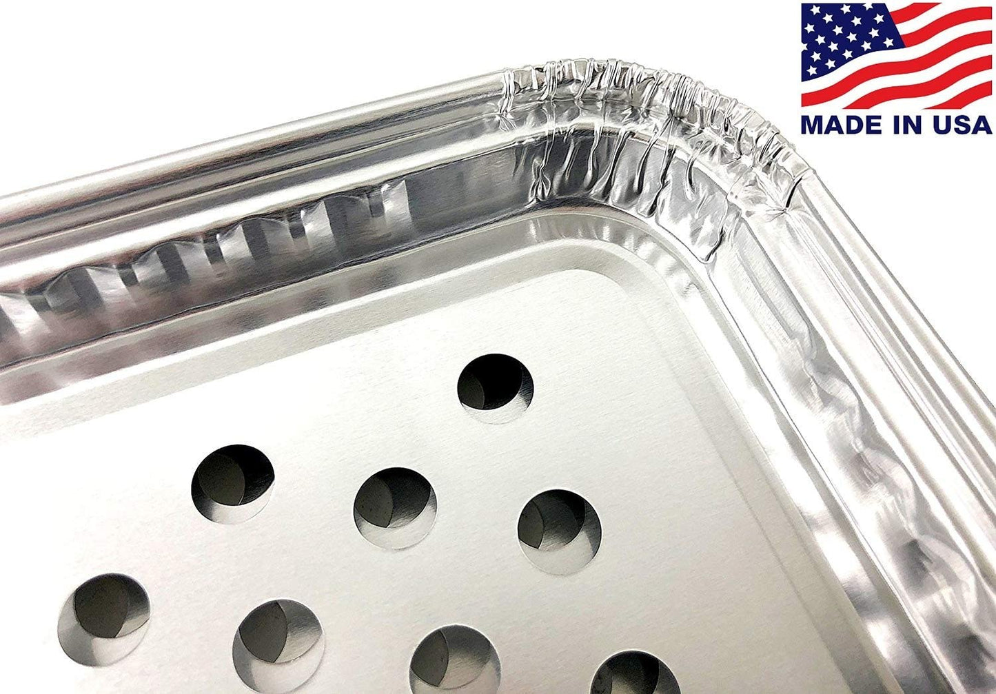 Handi-Foil 16" x 11" Large Grill Sheet Topper Foil Pan 200/CS