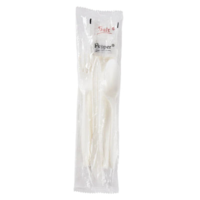Medium Weight PP 6pc Cutlery Kit 250/Case