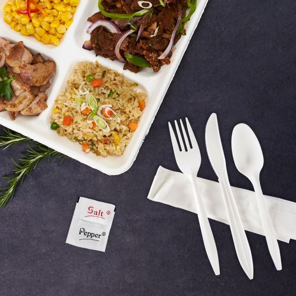 Medium Weight PP 6pc Cutlery Kit 250/Case