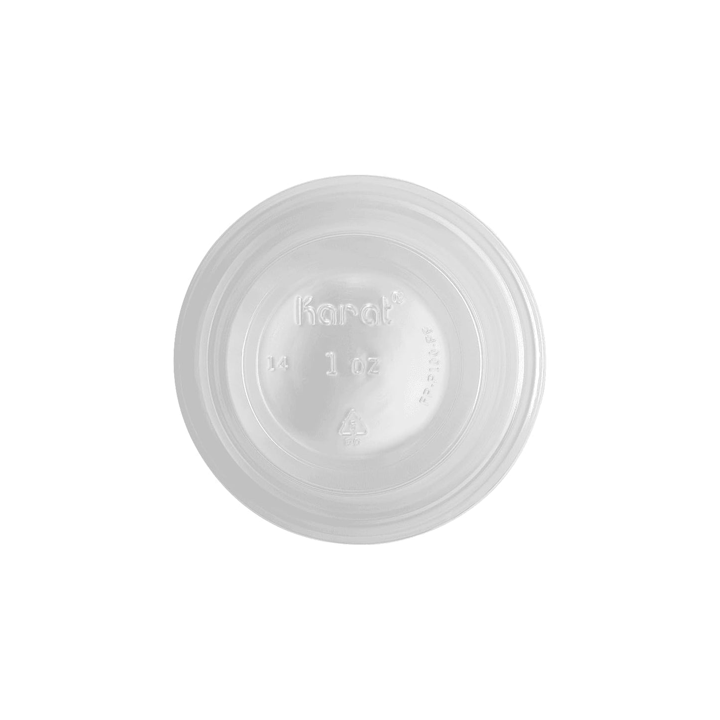 1 oz. Clear SQUAT Portion Cup 2500/Case