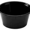 3.25 oz. BLACK Portion Soufflé Cup 2500/Case