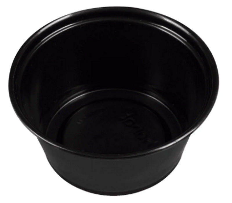 3.25 oz. BLACK Portion Soufflé Cup 2500/Case