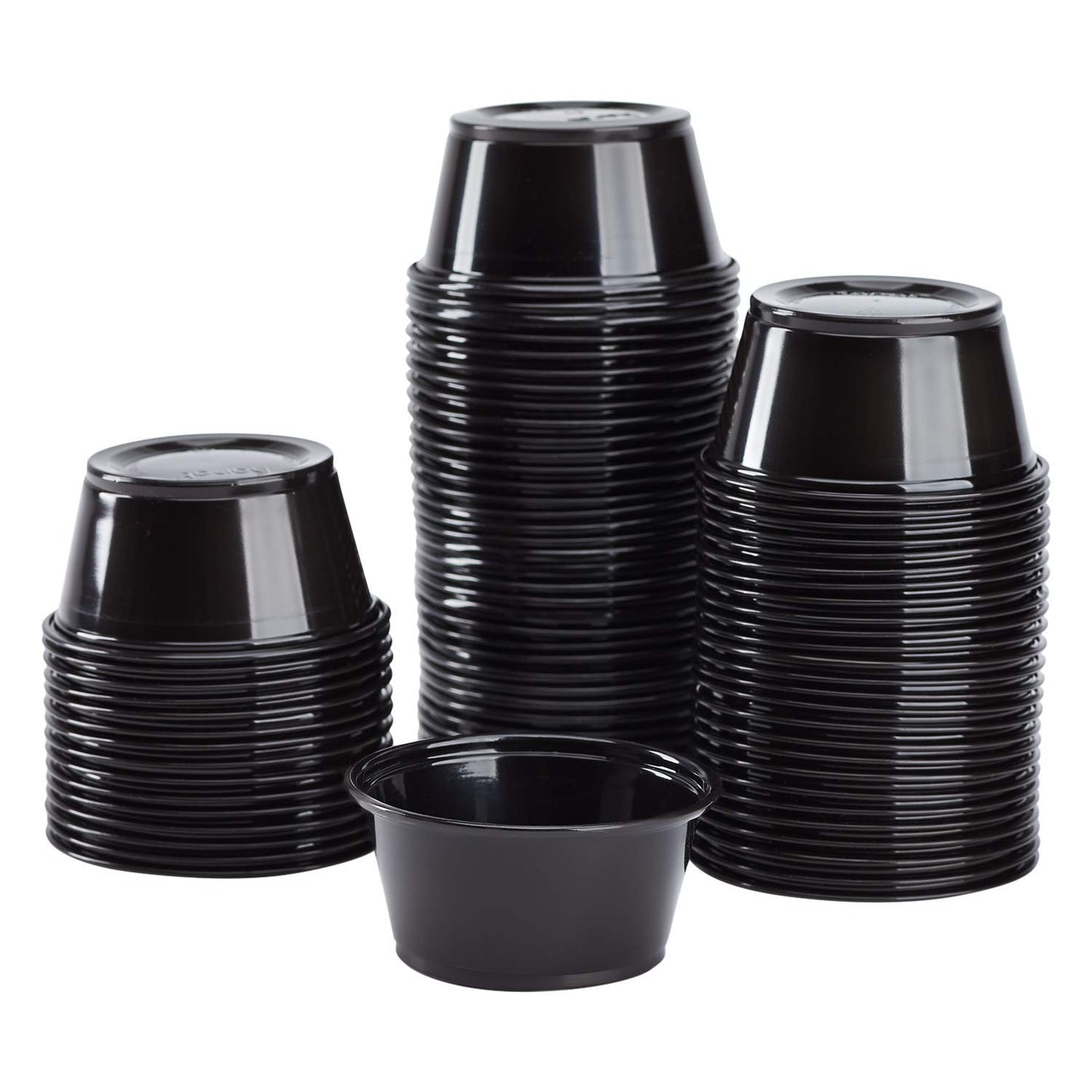 3.25 oz. BLACK Portion Soufflé Cup 2500/Case