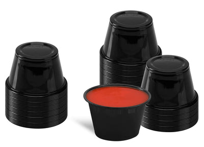 4 oz. BLACK Portion Soufflé Cup 2500/Case