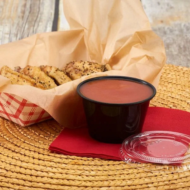 4 oz. BLACK Portion Soufflé Cup 2500/Case