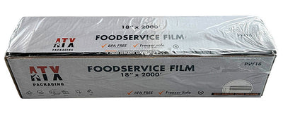ATX 18" x 2000' Food Service Plastic Film Wrap