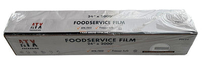 ATX 24" x 2000' Food Service Plastic Film Wrap