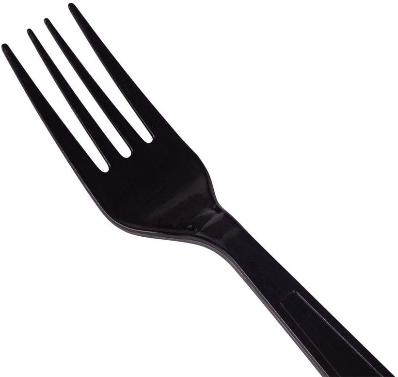 Wrapped Heavy Weight Forks (Black) 1000/Case