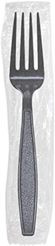 Wrapped Heavy Weight Forks (Black) 1000/Case