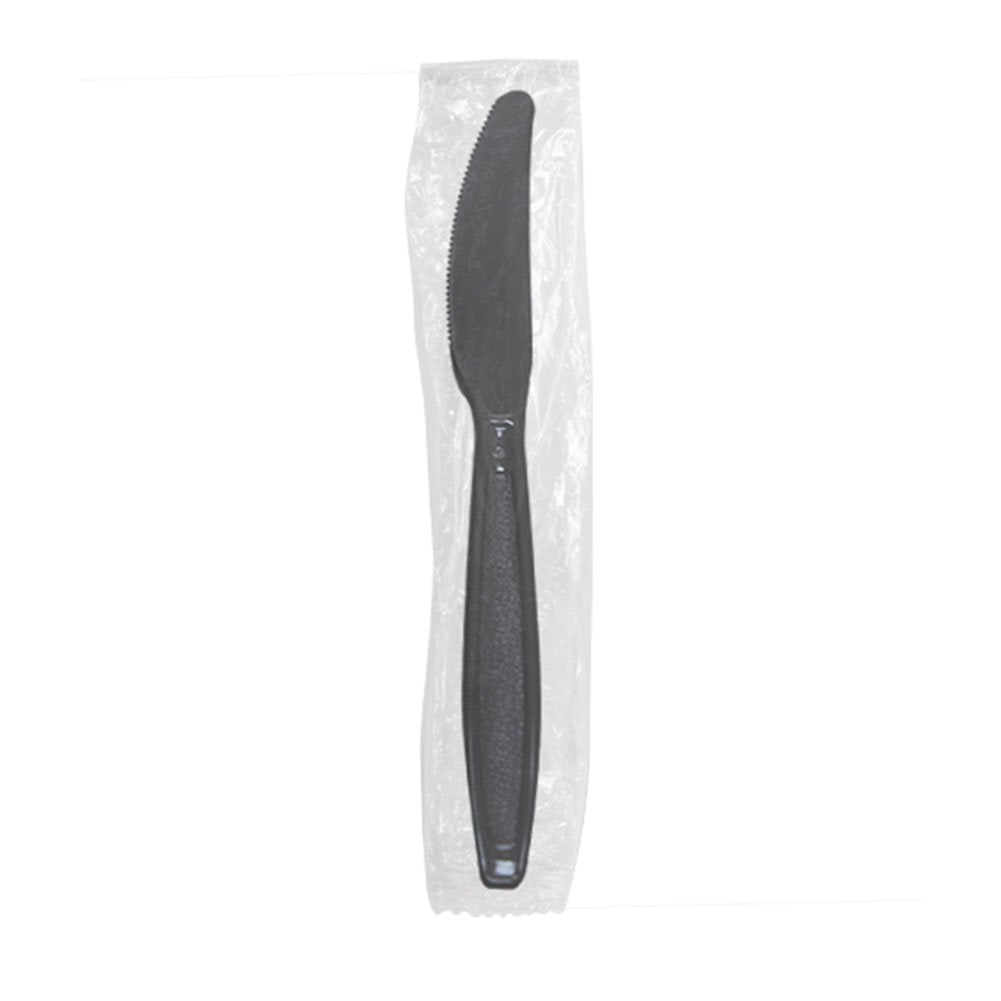 Wrapped Heavy Weight Knife(Black) 1000/Case