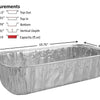 D&W Fine Pack 3 lb. Aluminum Foil Loaf Pan 350/CS