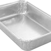 D&W Fine Pack D96 6" x 4" Oblong Smooth-Wall Danish Pan 1000/CS