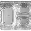 Handi-Foil 3-Compartment Oblong Pan w/Board Lid 