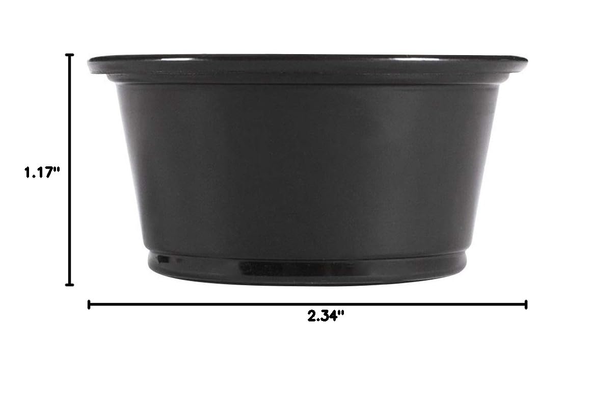 2 oz. BLACK Portion Cup 2500/Case