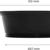 1.5 oz. BLACK Portion Cup 2500/Case