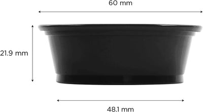 1.5 oz. BLACK Portion Cup 2500/Case