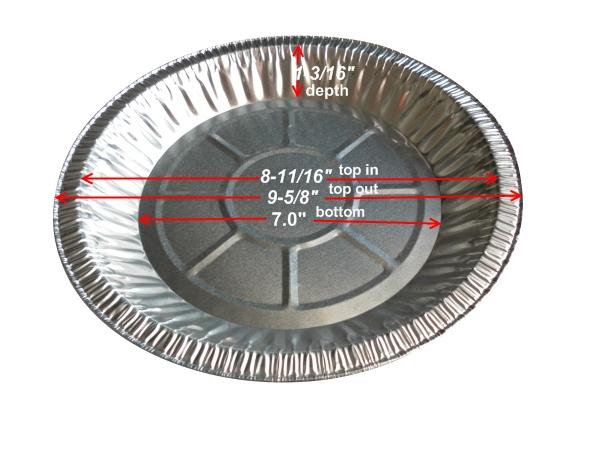 10" Foil Pie Pan 1-3/16" Deep