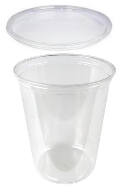 32 oz. Round Deli Container w/Lid Combo