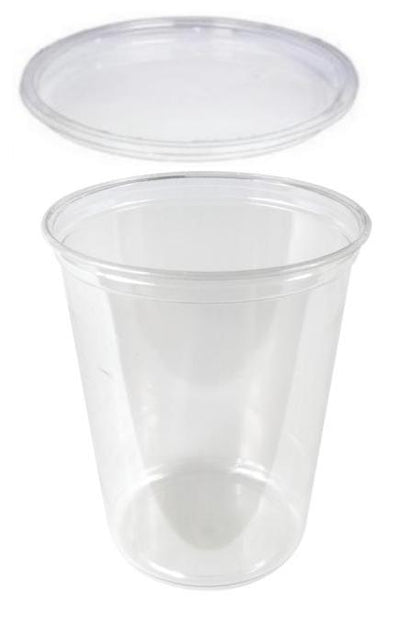 32 oz. Round Deli Container w/Lid Combo