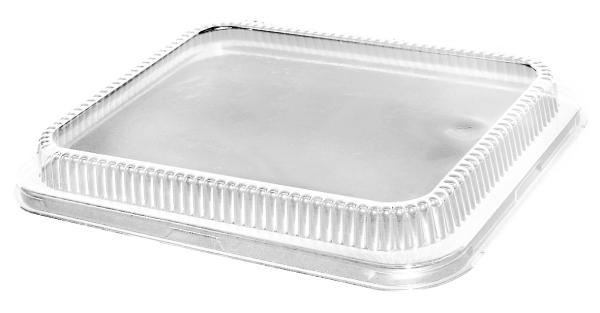 Low Dome Clear Lid for Half-Size Aluminum Foil Pan