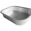Handi-Foil 1 lb. Mini Oblong Sliver Foil Pan w/Clear Dome Lid 100/CS