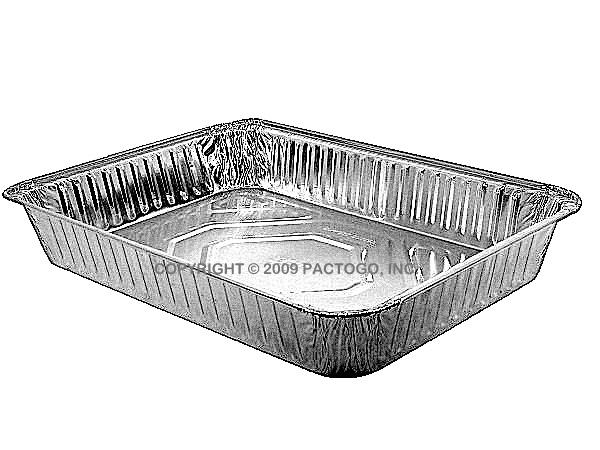 Handi-Foil 13" x 9" Oblong Foil Cake Pan 100/CS