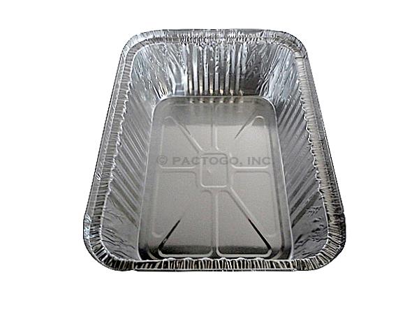 5 lb. Oblong Entrée Foil Take-Out Pan Front