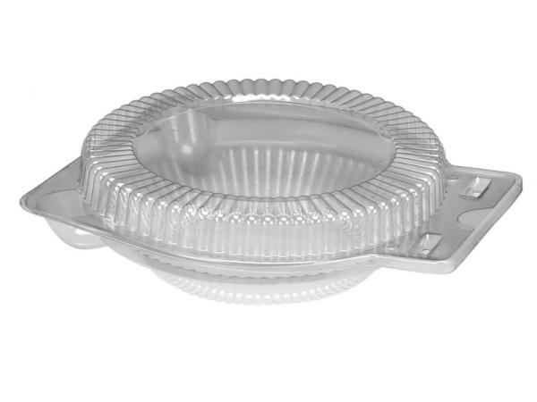Clear Clamshell for 6" Foil Pie Pan Plates