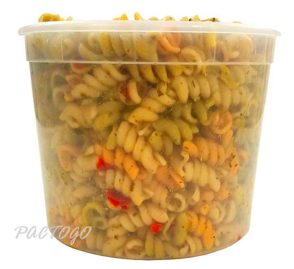 64 oz. Round Soup Container Tub w/Lid Combo