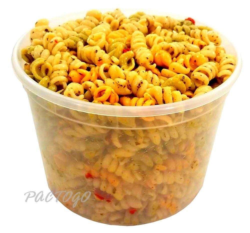 64 oz. Round Soup Container Tub w/Lid Combo