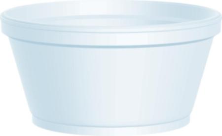 Dart 8SJ20 Squat Foam Food Container