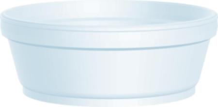 Dart 8SJ32 Extra Squat Foam Food Container