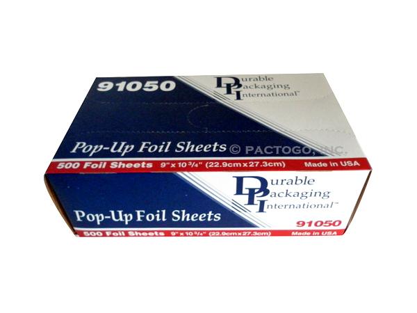Durable 9" x 10.75" Pop-Up Foil Sheets
