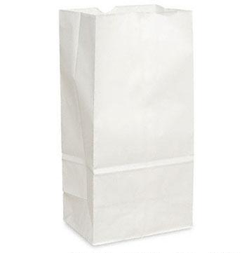 8 LB White Paper Bag