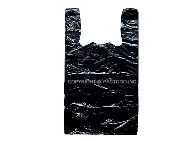Small Black T-shirt Shopping Bag