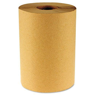 8" x 350' Brown Paper Towel Roll