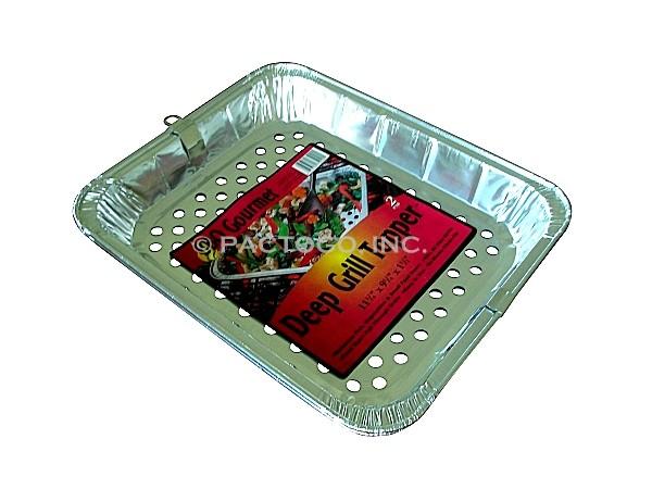 Deep Grill Topper BBQ Foil Pan