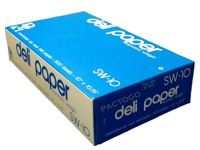 Durable 10" x 10.75" Waxed Paper Sheets