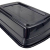 32 oz. Black Microwaveable Container